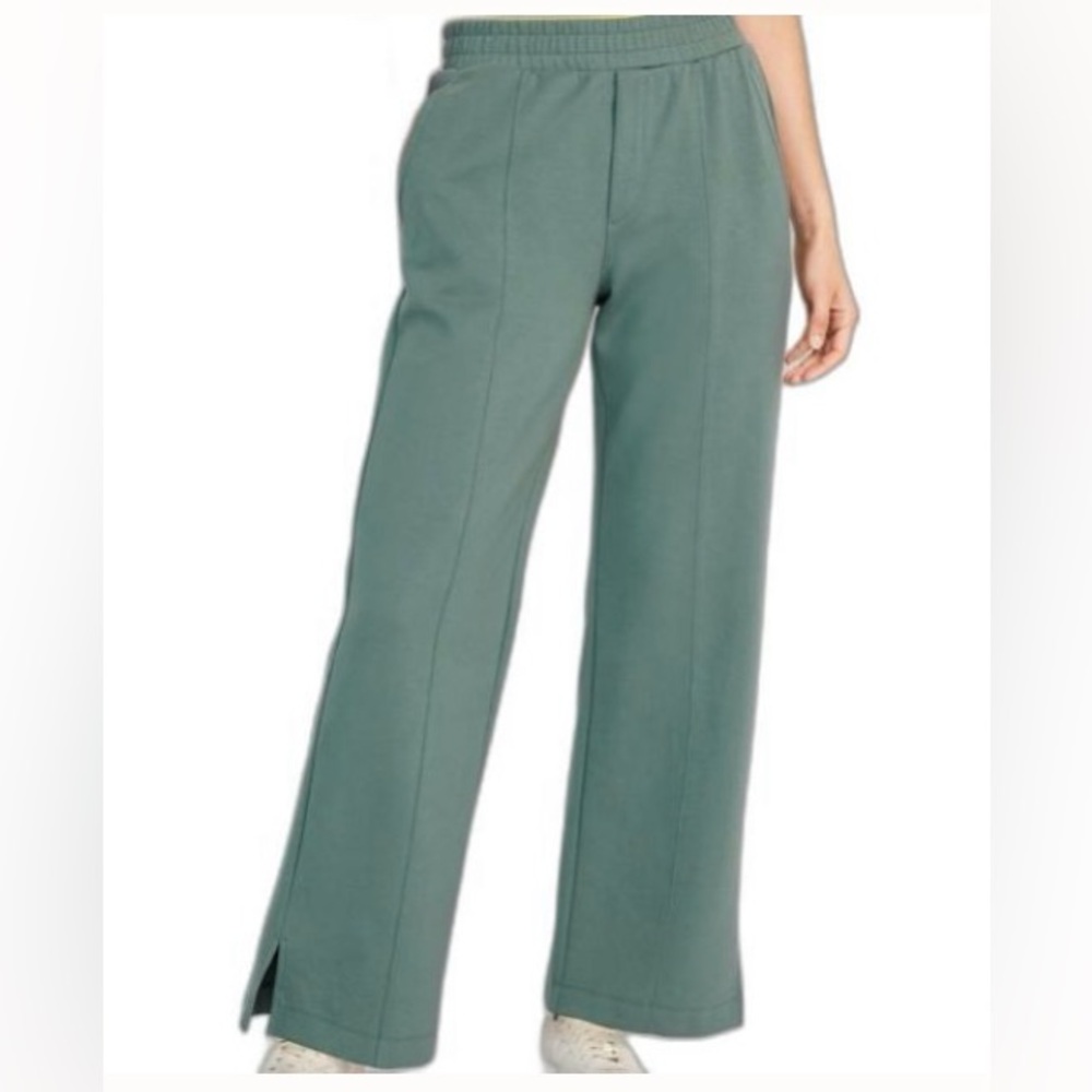 Old Navy Green Wide-Leg Track‎ Pants